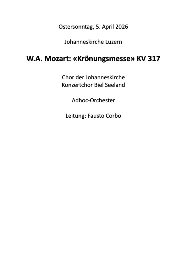 Konzertplakat 2024 Konzertchor Biel Seeland