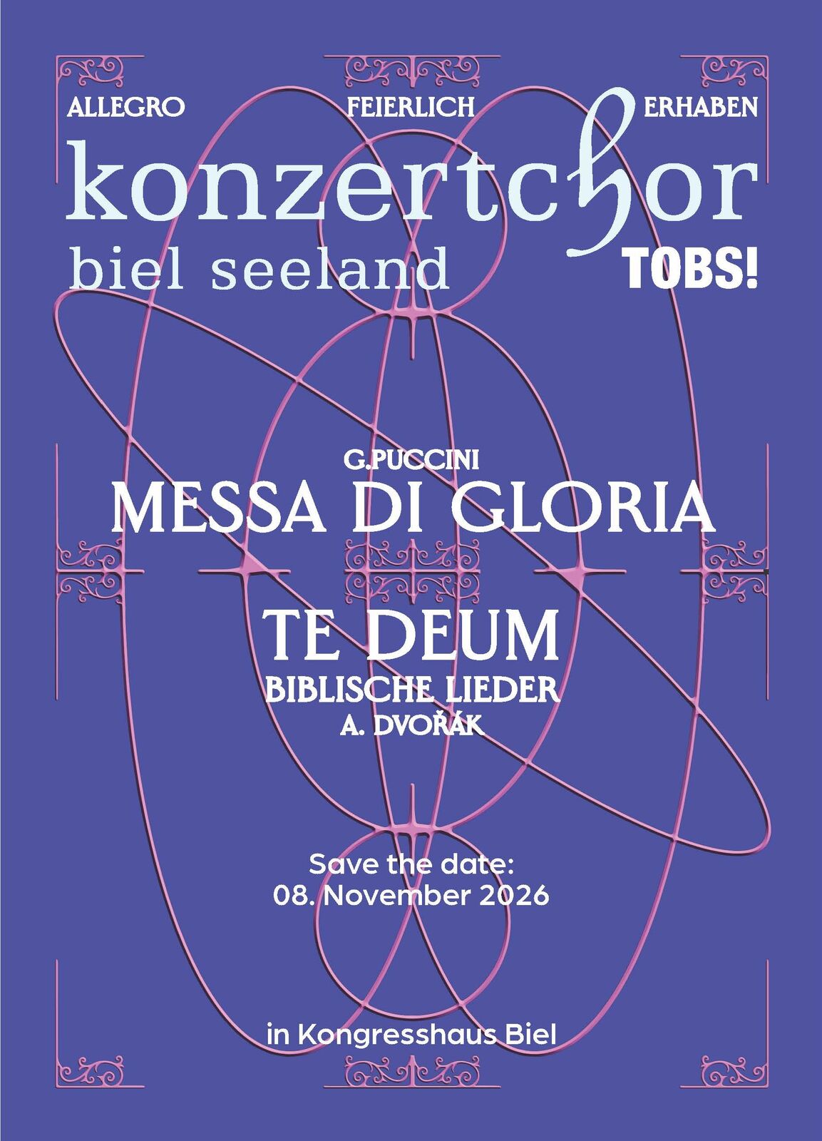 Konzertplakat 2024 Konzertchor Biel Seeland